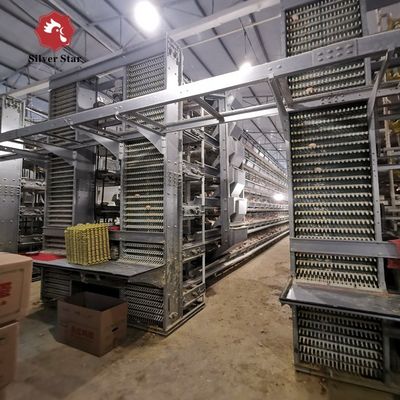 Автоматическая клетка для бройлеров типа H с батареей для коммерческих мясных куриных ферм